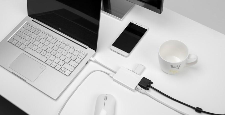 Картинка Адаптер Xiaomi Mi Multi-Adapter с USB-C на VGA и Ethernet (JGQ4005TY) Картинка Адаптер Xiaomi Mi Multi-Adapter с USB-C на VGA и Ethernet (JGQ4005TY)