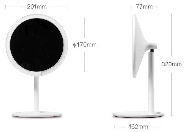 Зеркало для макияжа Xiaomi Amiro HD Daylight заказать Зеркало для макияжа Xiaomi Amiro HD Daylight заказать