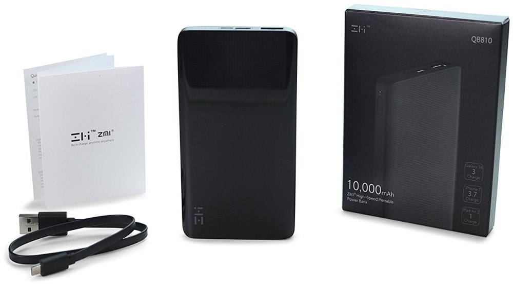 Power Bank Xiaomi ZMI 10000 mAh Black (QB810) Казахстан Power Bank Xiaomi ZMI 10000 mAh Black (QB810) Казахстан