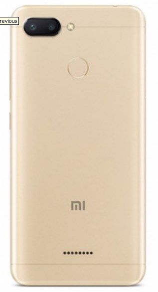 Картинка Смартфон Xiaomi Redmi 6 32Gb Gold Картинка Смартфон Xiaomi Redmi 6 32Gb Gold