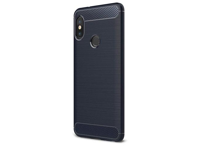 Чехол Yotrix Rugged Armor для Xiaomi Mi A2 (синий. гелевый)