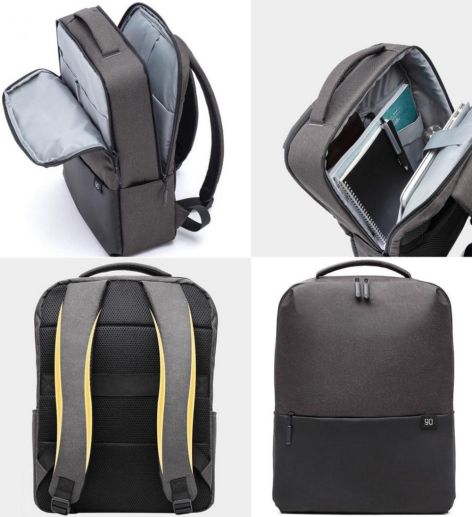 Фотография Рюкзак Xiaomi NinetyGo Light Business Commuting Backpack Dark Grey Фотография Рюкзак Xiaomi NinetyGo Light Business Commuting Backpack Dark Grey
