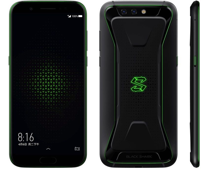 Фотография Смартфон игровой Xiaomi Black Shark 128Gb Black Фотография Смартфон игровой Xiaomi Black Shark 128Gb Black