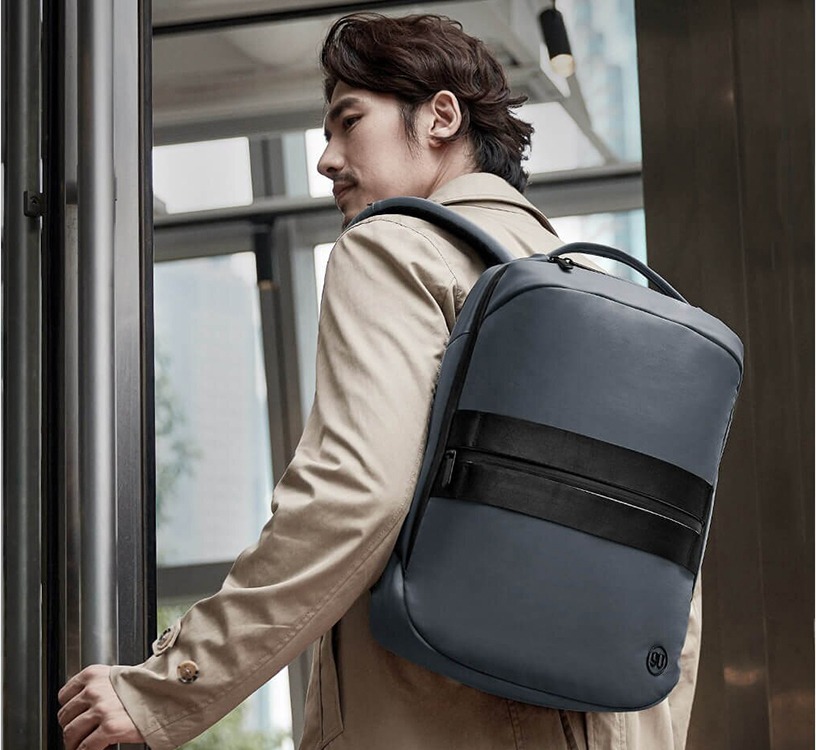 Картинка Рюкзак Xiaomi NinetyGo Manhattan Business Casual Backpack Green Картинка Рюкзак Xiaomi NinetyGo Manhattan Business Casual Backpack Green