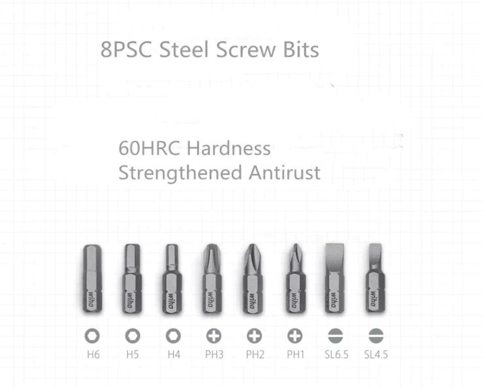 Картинка Отвертка Mi x Wiha Precision Screwdriver Global 8-in-1 Картинка Отвертка Mi x Wiha Precision Screwdriver Global 8-in-1