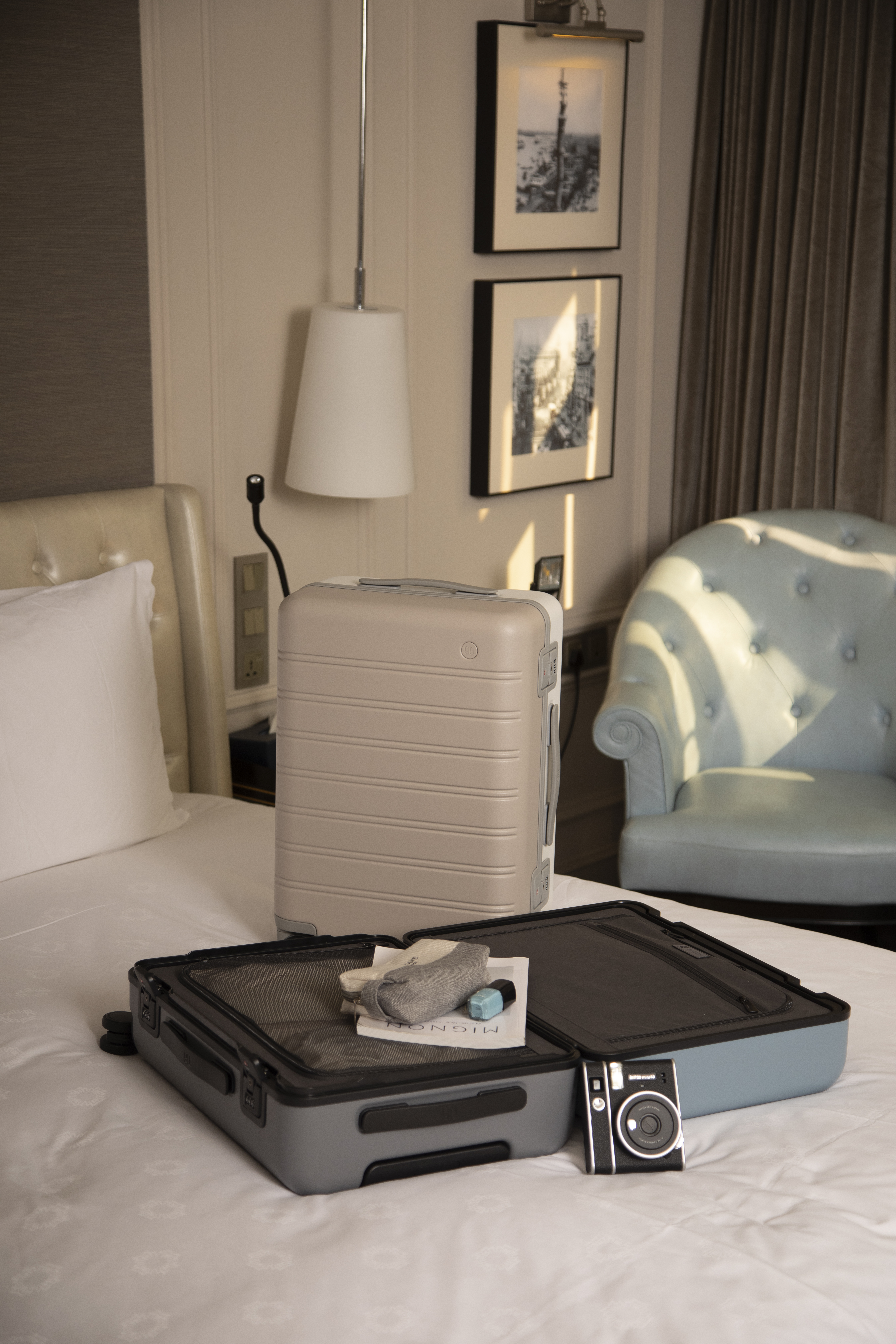 Купить Чемодан Xiaomi NinetyGo Rhine Luggage 20'' Elephant Grey+Blue Grey Купить Чемодан Xiaomi NinetyGo Rhine Luggage 20'' Elephant Grey+Blue Grey
