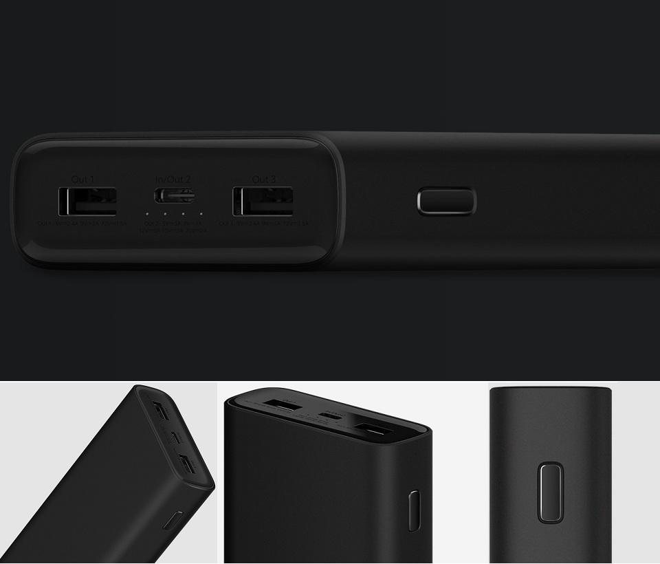 Фото Power Bank Xiaomi 3 20000 mAh Black Фото Power Bank Xiaomi 3 20000 mAh Black