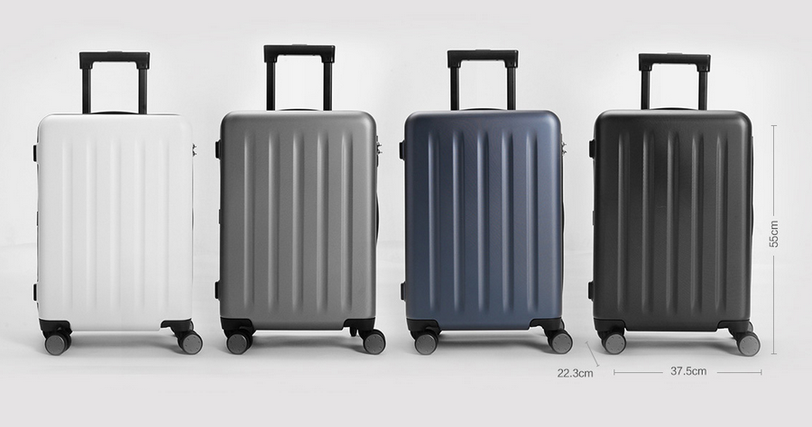 Фотография Чемодан Xiaomi 90FUN PC Luggage 20'' Aurora Blue Фотография Чемодан Xiaomi 90FUN PC Luggage 20'' Aurora Blue