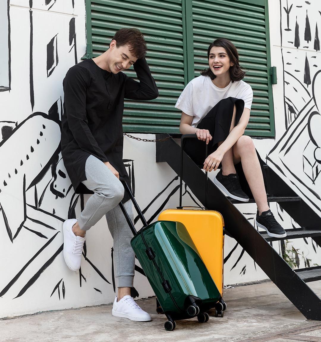 Купить Чемодан Xiaomi 90FUN Aluminum Smart Unlock Suitcase 20'' Medium Yellow Купить Чемодан Xiaomi 90FUN Aluminum Smart Unlock Suitcase 20'' Medium Yellow