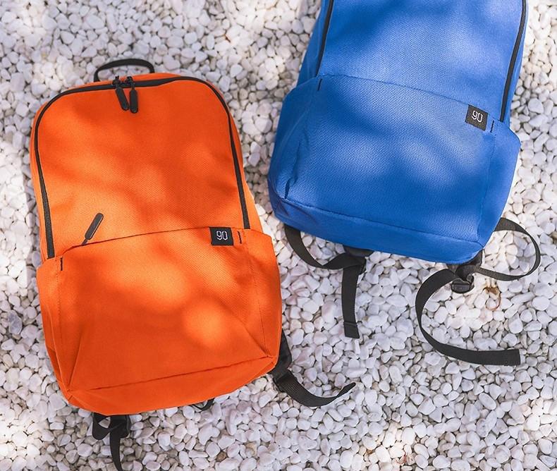 Картинка Рюкзак Xiaomi NINETYGO Tiny Lightweight Casual Backpack Orange Картинка Рюкзак Xiaomi NINETYGO Tiny Lightweight Casual Backpack Orange