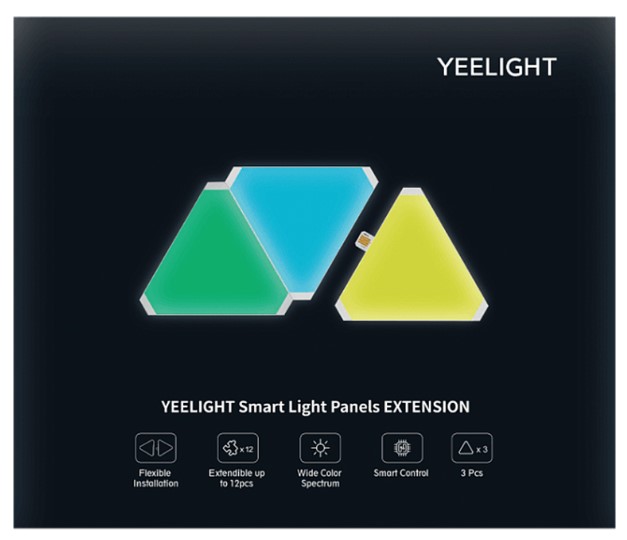 Фотография Световая панель Xiaomi Yeelight Smart Light Panels 3pcs Extension (YLFWD-0013) Фотография Световая панель Xiaomi Yeelight Smart Light Panels 3pcs Extension (YLFWD-0013)