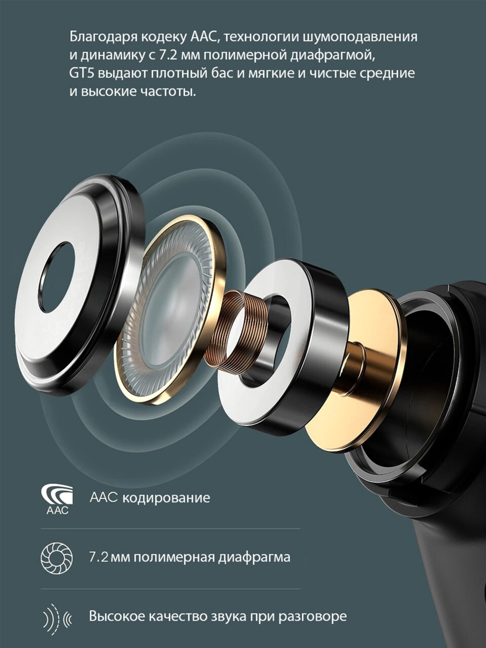 Наушники Xiaomi Haylou GT5 Black заказать Наушники Xiaomi Haylou GT5 Black заказать