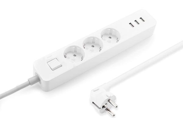 Картинка Удлинитель Mi Power Strip 3 розетки и 3 USB порта White (EU) Картинка Удлинитель Mi Power Strip 3 розетки и 3 USB порта White (EU)