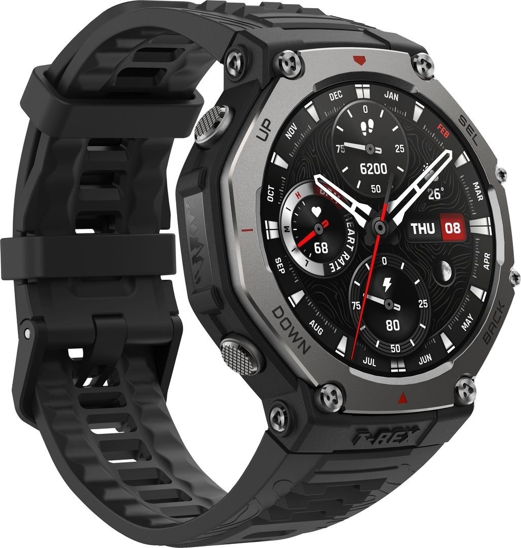Фотография Умные часы Xiaomi Amazfit T-Rex 3 Black (A2323) Фотография Умные часы Xiaomi Amazfit T-Rex 3 Black (A2323)