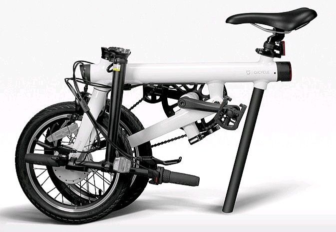 Картинка Электрический велосипед Xiaomi Mi QiCYCLE Folding Electric Bicycle White Картинка Электрический велосипед Xiaomi Mi QiCYCLE Folding Electric Bicycle White