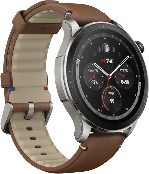 Фотография Умные часы Xiaomi Amazfit GTR 4 Brown Leather (A2166) Фотография Умные часы Xiaomi Amazfit GTR 4 Brown Leather (A2166)