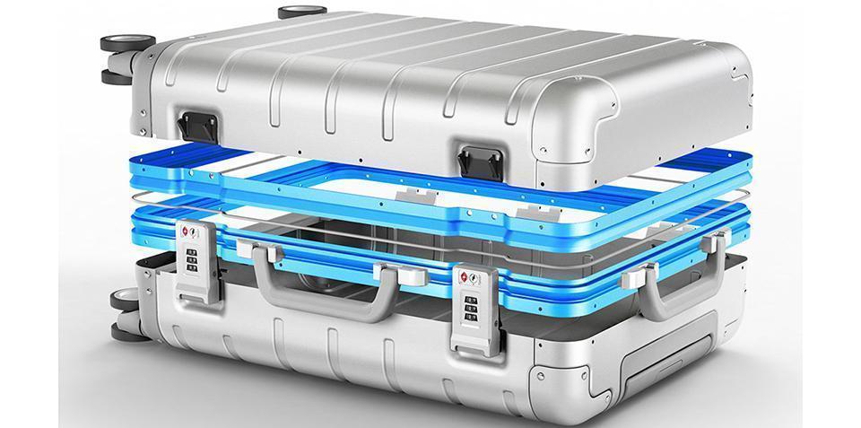Чемодан Xiaomi MiJia Metal Suitcase 20" Silver Казахстан Чемодан Xiaomi MiJia Metal Suitcase 20" Silver Казахстан
