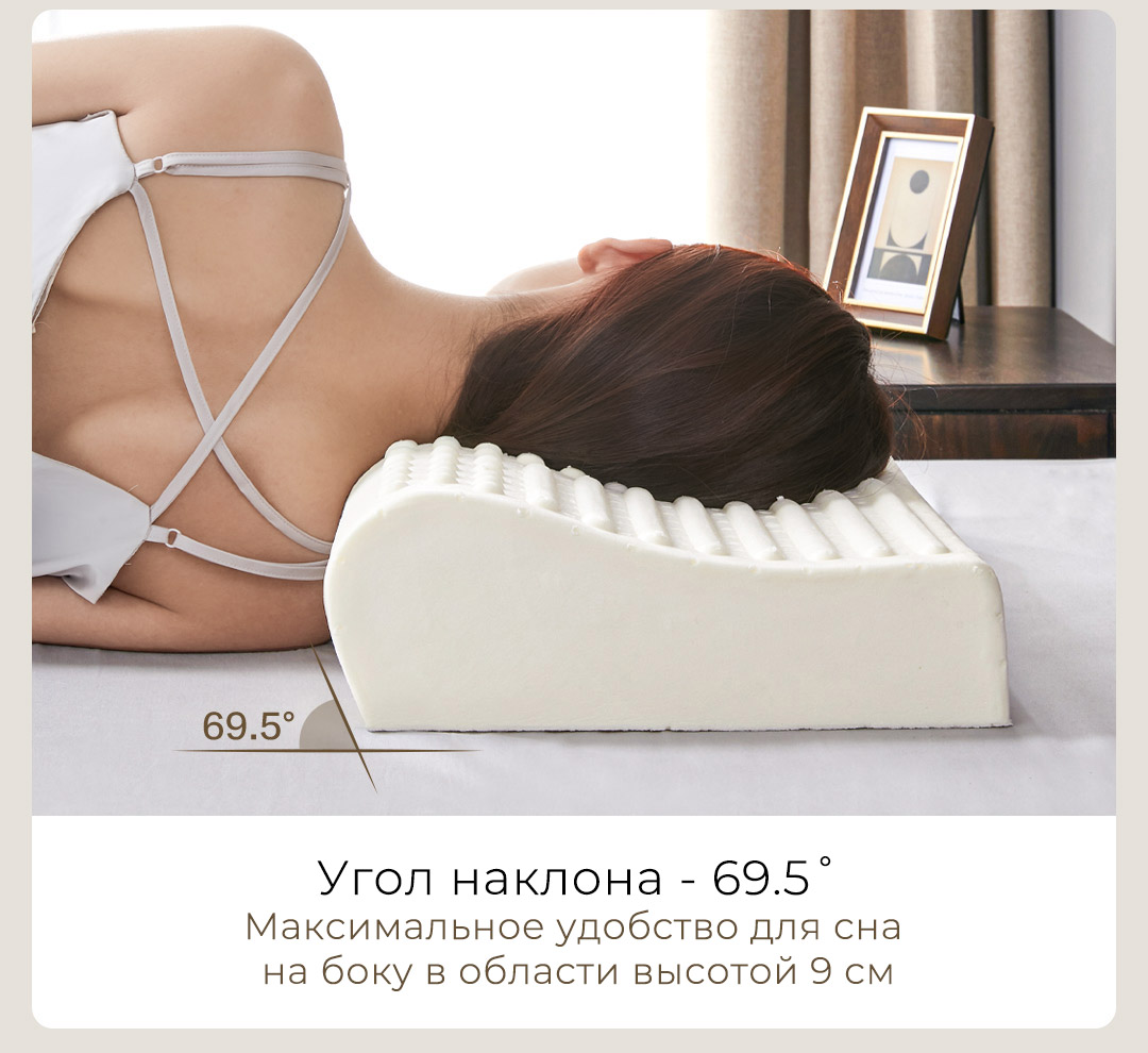 Фотография Подушка латексная Xiaomi 8H Z7 Фотография Подушка латексная Xiaomi 8H Z7