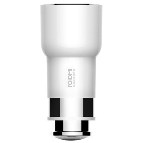 Картинка Автомобильное ЗУ/FM-трансмиттер Xiaomi RoidMi 2S White Картинка Автомобильное ЗУ/FM-трансмиттер Xiaomi RoidMi 2S White