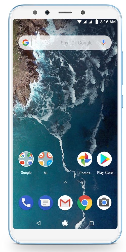 Фотография Смартфон Xiaomi Mi A2 64Gb Blue Фотография Смартфон Xiaomi Mi A2 64Gb Blue