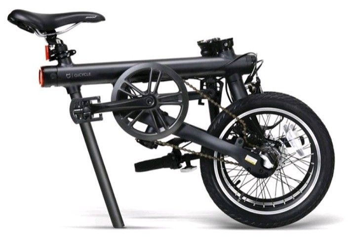 Картинка Электрический велосипед Xiaomi Mi QiCYCLE Folding Electric Bicycle Black Картинка Электрический велосипед Xiaomi Mi QiCYCLE Folding Electric Bicycle Black