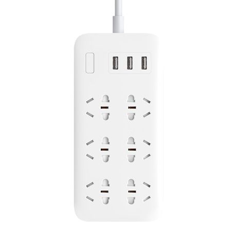 Фото Удлинитель Mi Power Strip 6 розеток и 3 USB порта White