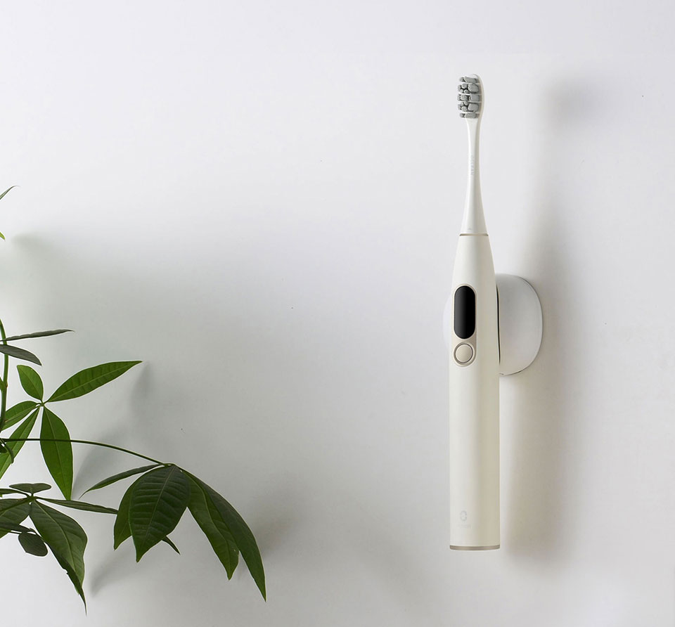 Картинка Умная зубная щетка Xiaomi Oclean X Beige Картинка Умная зубная щетка Xiaomi Oclean X Beige