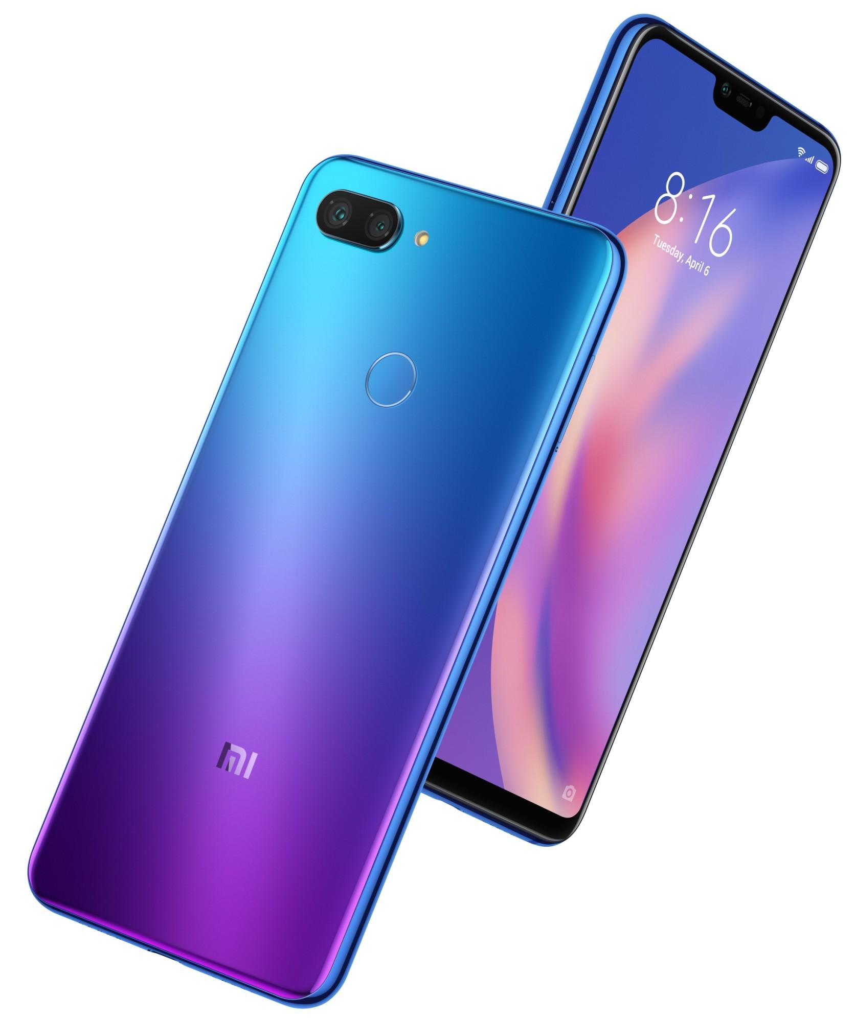 Фото Смартфон Xiaomi Mi 8 Lite 128Gb Aurora Blue Фото Смартфон Xiaomi Mi 8 Lite 128Gb Aurora Blue