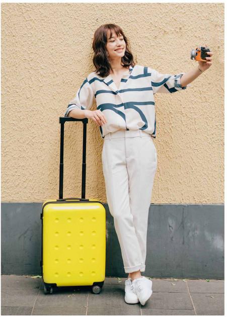 Картинка Чемодан Xiaomi Ninetygo Polka dots 20'' Yellow Картинка Чемодан Xiaomi Ninetygo Polka dots 20'' Yellow