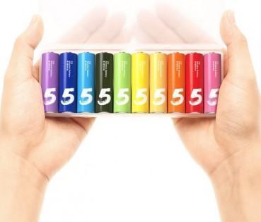 Картинка Батарейки ZMI Rainbow AA batteries 10 шт Картинка Батарейки ZMI Rainbow AA batteries 10 шт