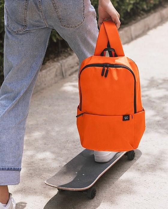 Фотография Рюкзак Xiaomi NINETYGO Tiny Lightweight Casual Backpack Orange Фотография Рюкзак Xiaomi NINETYGO Tiny Lightweight Casual Backpack Orange