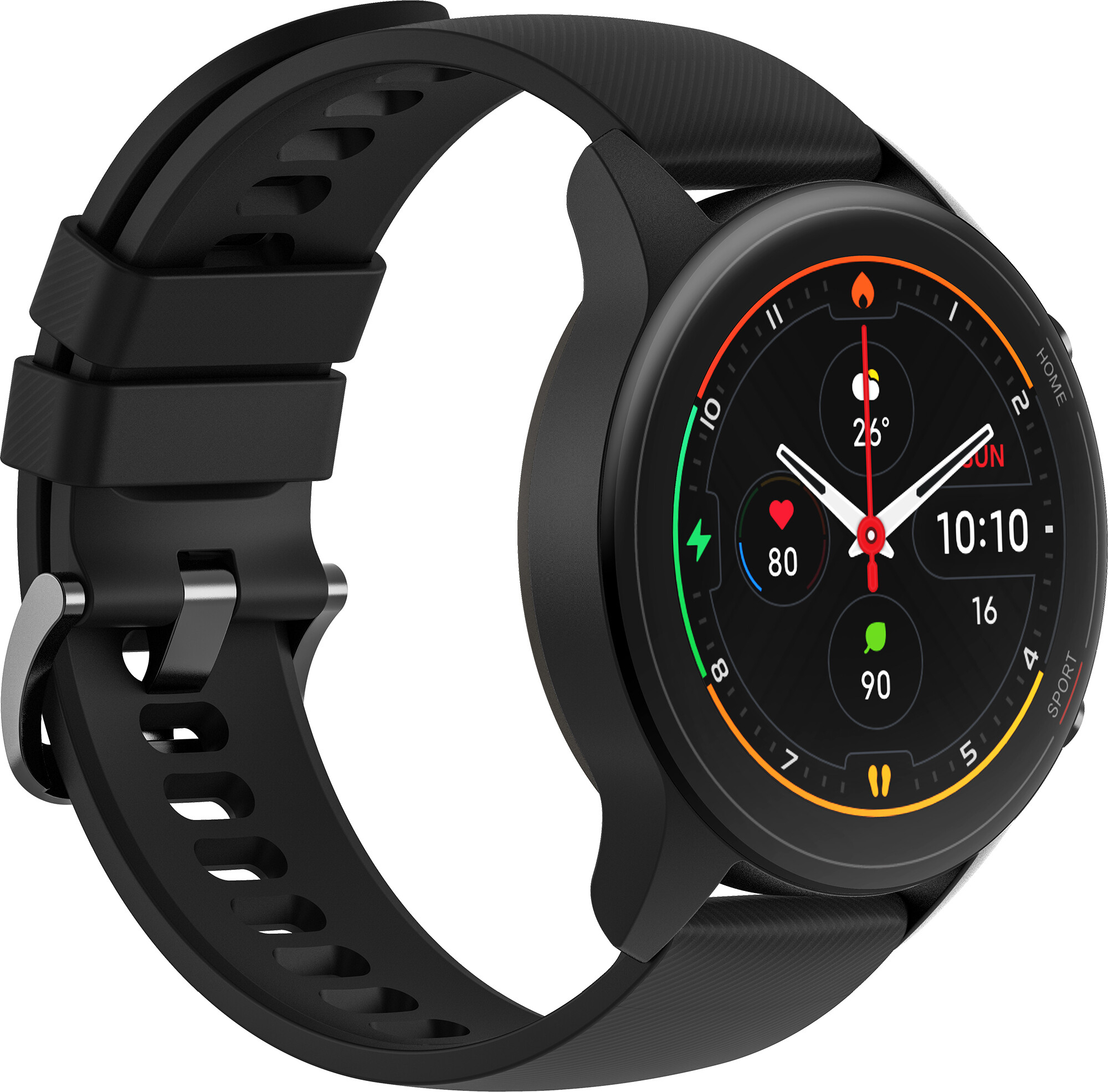 Картинка Умные часы Xiaomi Mi Watch Black (XMWTCL02) Картинка Умные часы Xiaomi Mi Watch Black (XMWTCL02)