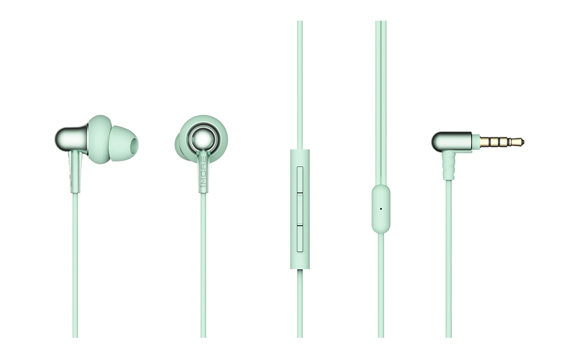 Фото Наушники Xiaomi 1MORE Stylish Dual-dynamic Driver E1025 Mint Фото Наушники Xiaomi 1MORE Stylish Dual-dynamic Driver E1025 Mint