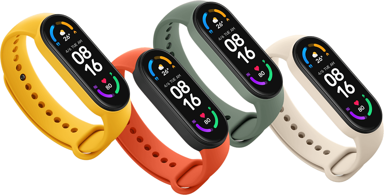 Фотография Фитнес-браслет Xiaomi Mi Band 6 Dark Yellow Фотография Фитнес-браслет Xiaomi Mi Band 6 Dark Yellow