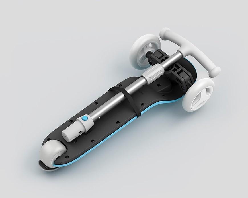 Картинка Самокат детский Xiaomi MiTU Rice Rabbit Scooter Blue Картинка Самокат детский Xiaomi MiTU Rice Rabbit Scooter Blue