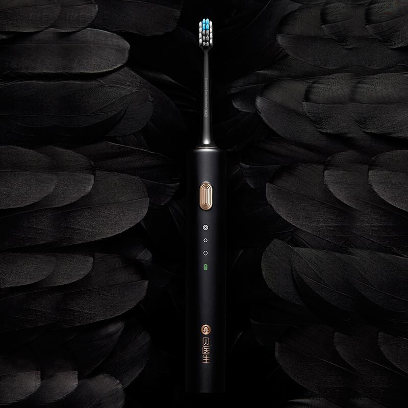 Картинка Умная зубная щетка Xiaomi Dr.Bei BY-V12 Black Картинка Умная зубная щетка Xiaomi Dr.Bei BY-V12 Black