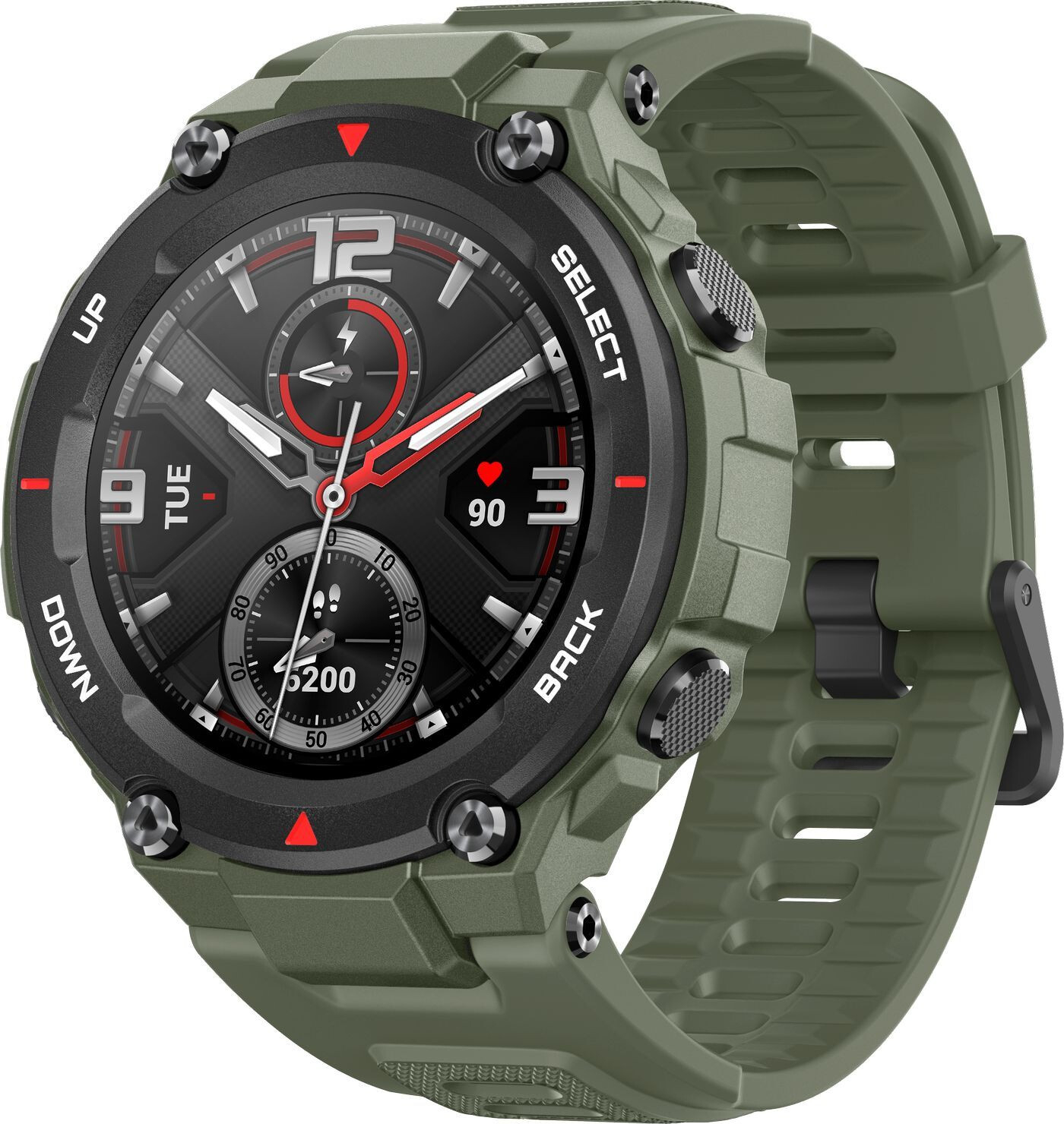 Фото Умные часы Xiaomi Amazfit T-Rex Army Green Фото Умные часы Xiaomi Amazfit T-Rex Army Green