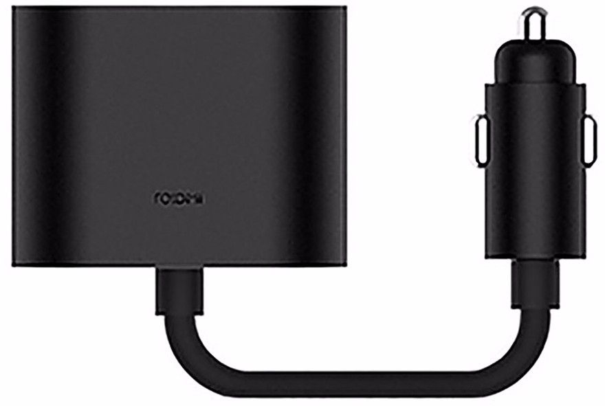 Адаптер RoidMi 1 to 2 charger adapter Black