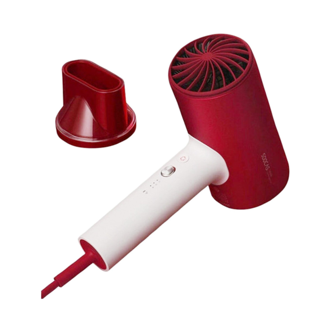 Картинка Фен Xiaomi Soocas H5 White/Red Картинка Фен Xiaomi Soocas H5 White/Red