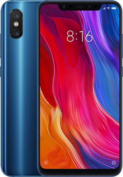 Фото Смартфон Xiaomi Mi 8 128Gb Blue Фото Смартфон Xiaomi Mi 8 128Gb Blue