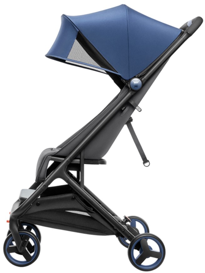 Фотография Коляска прогулочная Xiaomi MITU Folding Stroller Blue Фотография Коляска прогулочная Xiaomi MITU Folding Stroller Blue
