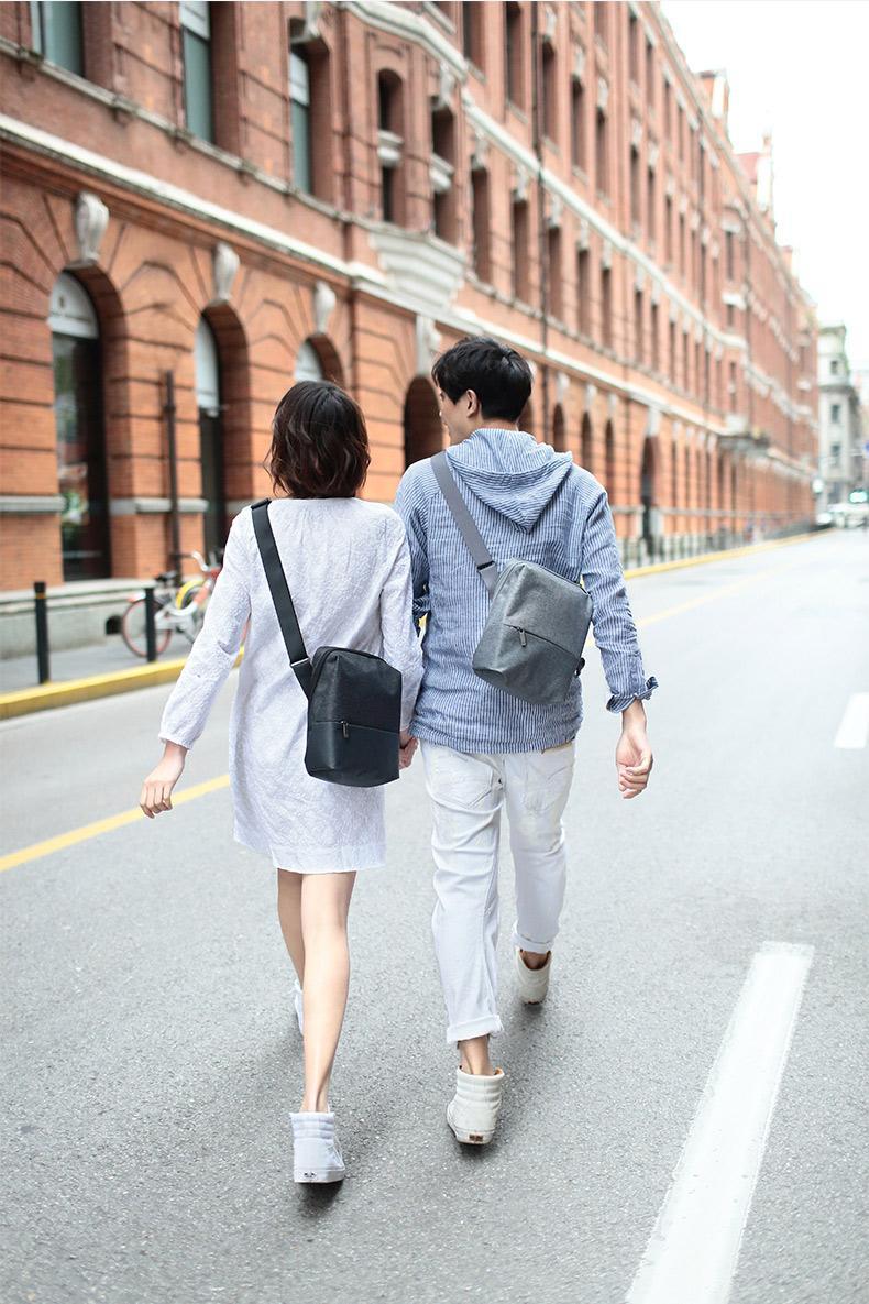 Картинка Сумка Xiaomi 90FUN Basic Urban Messenger Bag Dark Grey Картинка Сумка Xiaomi 90FUN Basic Urban Messenger Bag Dark Grey