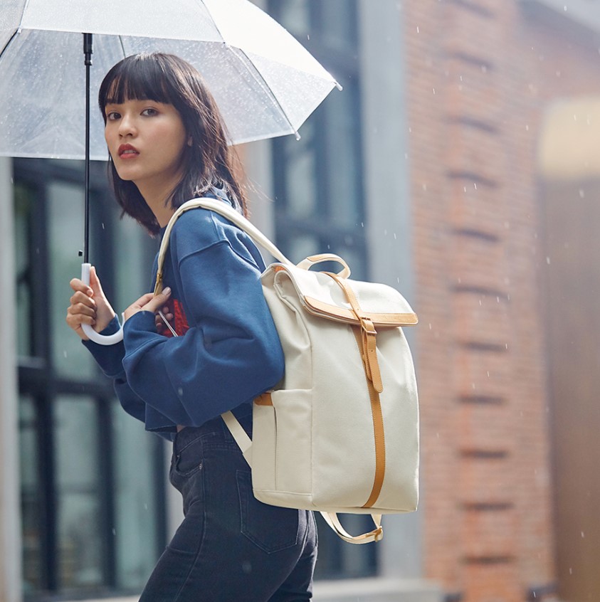 Фото Рюкзак Xiaomi 90GO Commuter Oxford Backpack White Фото Рюкзак Xiaomi 90GO Commuter Oxford Backpack White