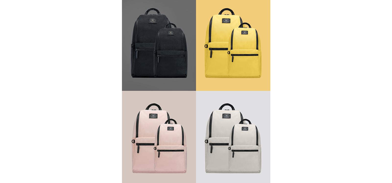 Фото Рюкзак Xiaomi NINETYGO Light Travel Backpack Yellow (size L) Фото Рюкзак Xiaomi NINETYGO Light Travel Backpack Yellow (size L)