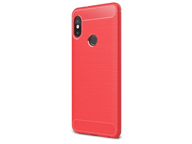 Чехол Yotrix Rugged Armor для Xiaomi Redmi Note 5 pro (красный. гелевый)