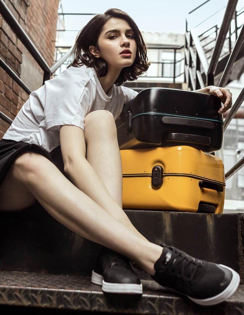 Купить Чемодан Xiaomi 90FUN Aluminum Smart Unlock Suitcase 24'' Black Купить Чемодан Xiaomi 90FUN Aluminum Smart Unlock Suitcase 24'' Black