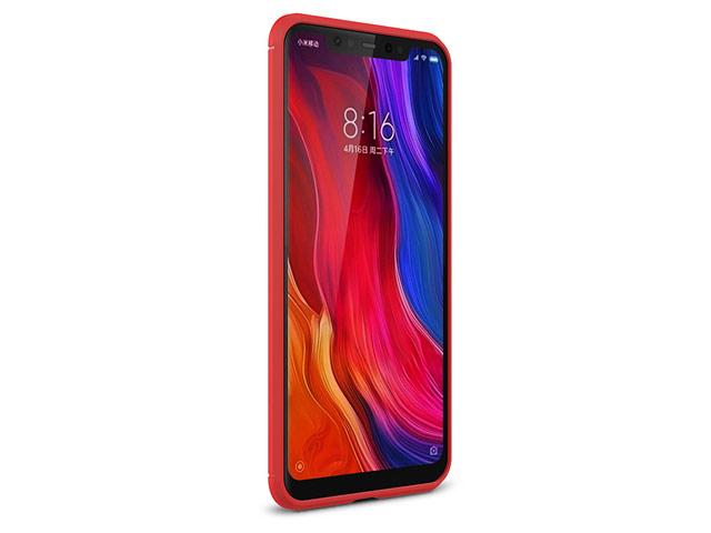 Фотография Чехол Yotrix Rugged Armor для Xiaomi Mi 8 (красный. гелевый) Фотография Чехол Yotrix Rugged Armor для Xiaomi Mi 8 (красный. гелевый)