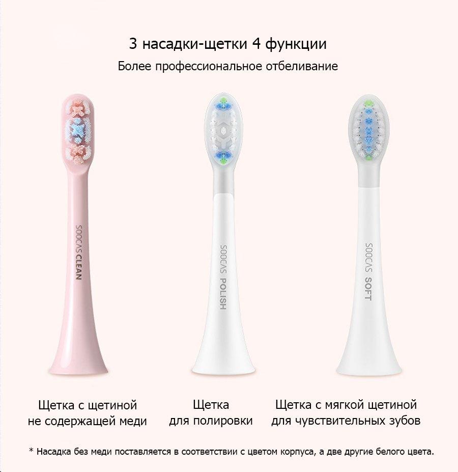 Картинка Зубная щетка Xiaomi Soocas X3U Pink Картинка Зубная щетка Xiaomi Soocas X3U Pink