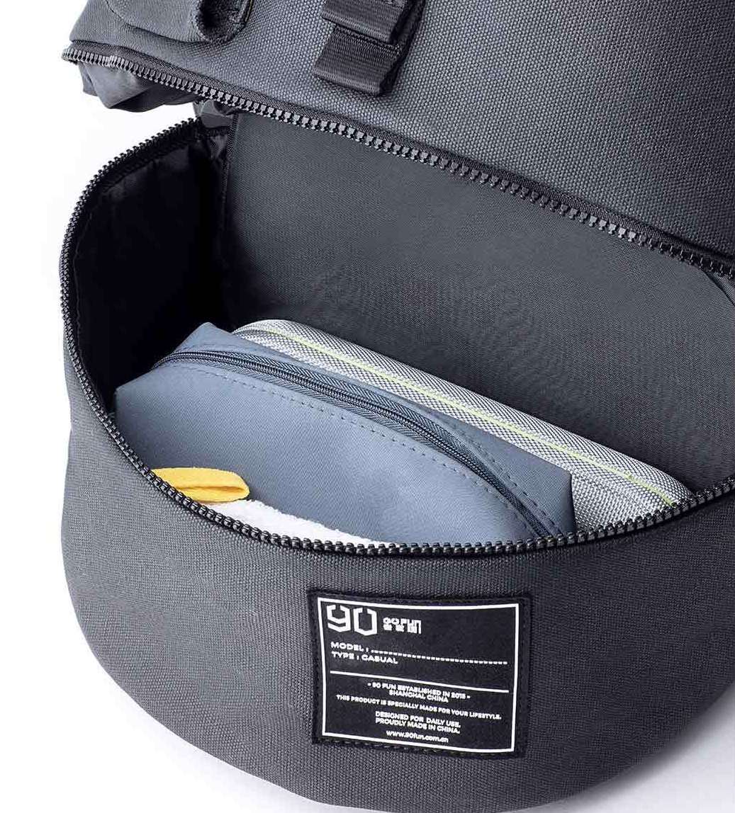 Картинка Рюкзак Xiaomi 90FUN Chic Casual Backpack Large Black Картинка Рюкзак Xiaomi 90FUN Chic Casual Backpack Large Black