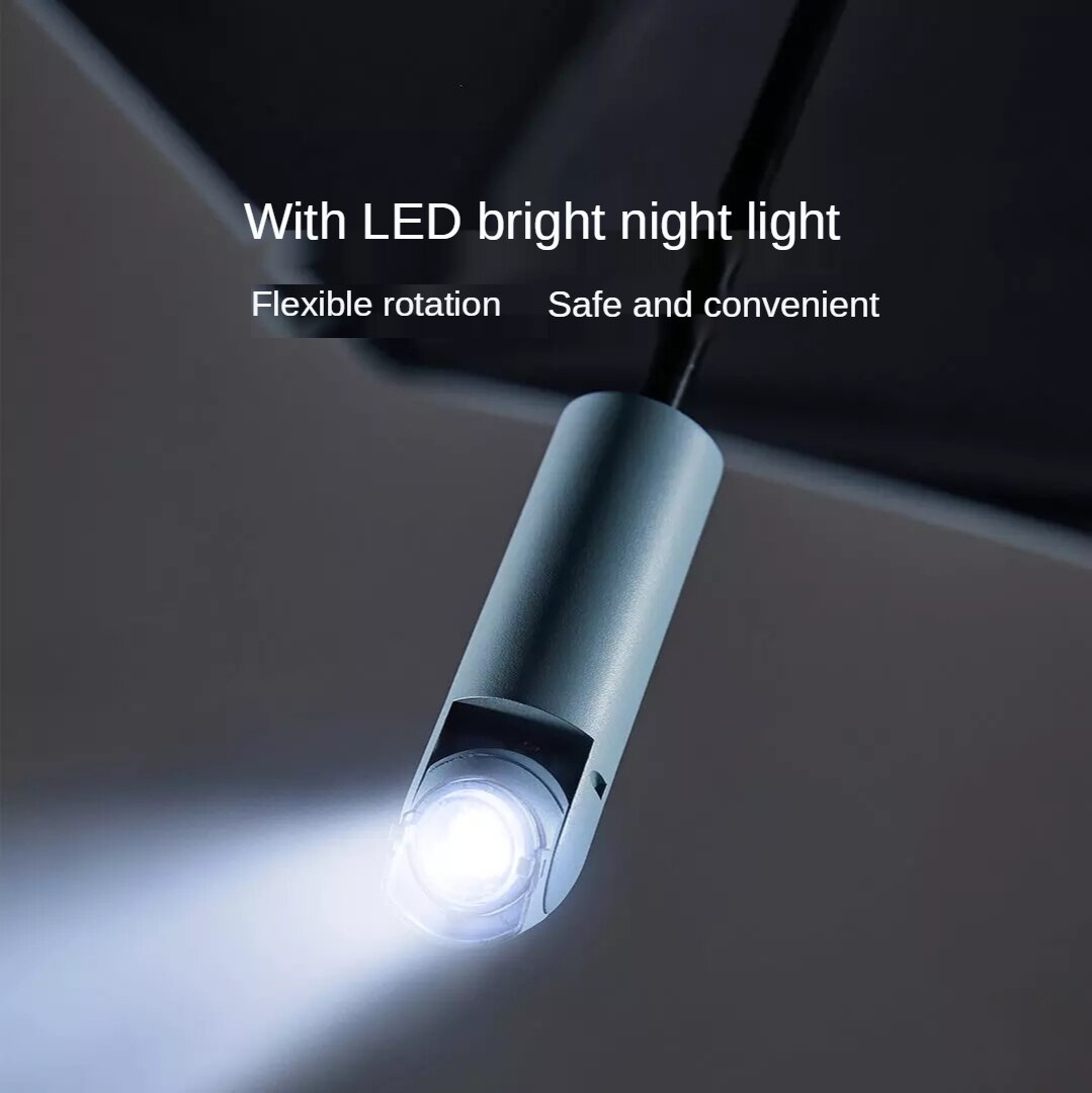 Зонт Xiaomi Urevo Automatic Reverse Folding Lighting Black Казахстан Зонт Xiaomi Urevo Automatic Reverse Folding Lighting Black Казахстан